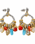 GAS BIJOUX - BOUCLES D’OREILLES LUCCE BICOLORE