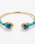 GAS BIJOUX - JONC DUALITY PETIT SCARAMOUCHE - TURQUOISE