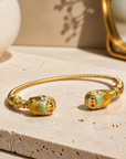 GAS BIJOUX - BRACELET DUALITY TORSADE EMAIL grand modele