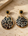 GAS BIJOUX - BOUCLES D'OREILLES SHELL WILD DORÉES - NEW COLOR
