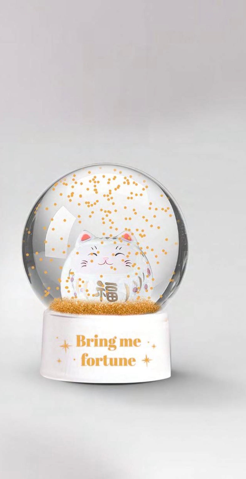 RITUEL DE LUNE - BOULE A NEIGE Maneki Neko - PRECOMMANDE