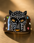 EXVOTOBYNAGAP - MANCHETTE IVOIRE MARRON PANTHERE NOIRE