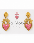 EXVOTOBYNATBYGAP - BOUCLES D'OREILLES DORÉES - EX VOTO - 4 couleurs