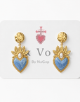 EXVOTOBYNATBYGAP - BOUCLES D'OREILLES DORÉES - EX VOTO - 4 couleurs