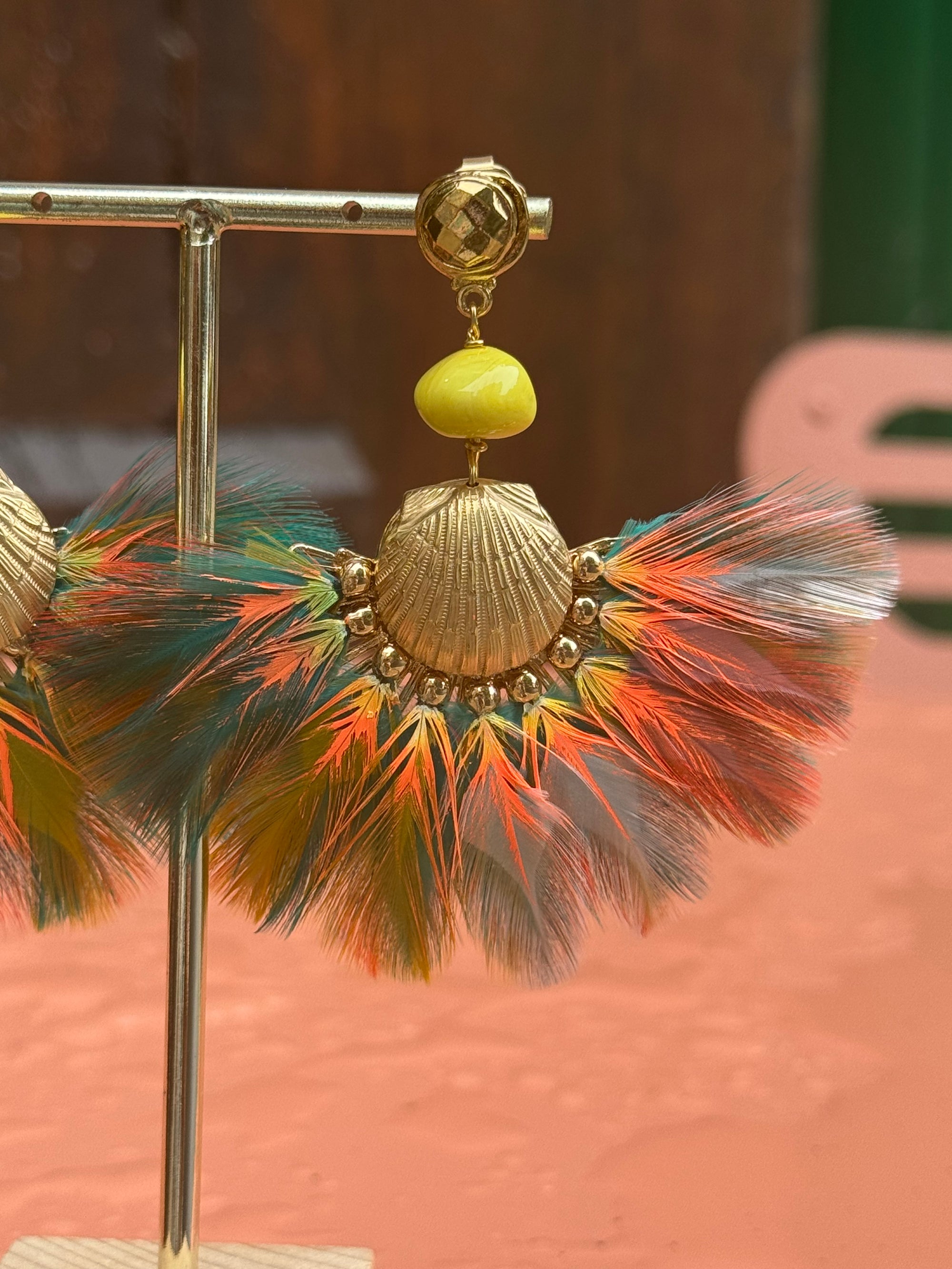 GAS BIJOUX - Boucles d'oreilles GAIA dorées à l'or fin - Coup de ❤️ de TOPAZE