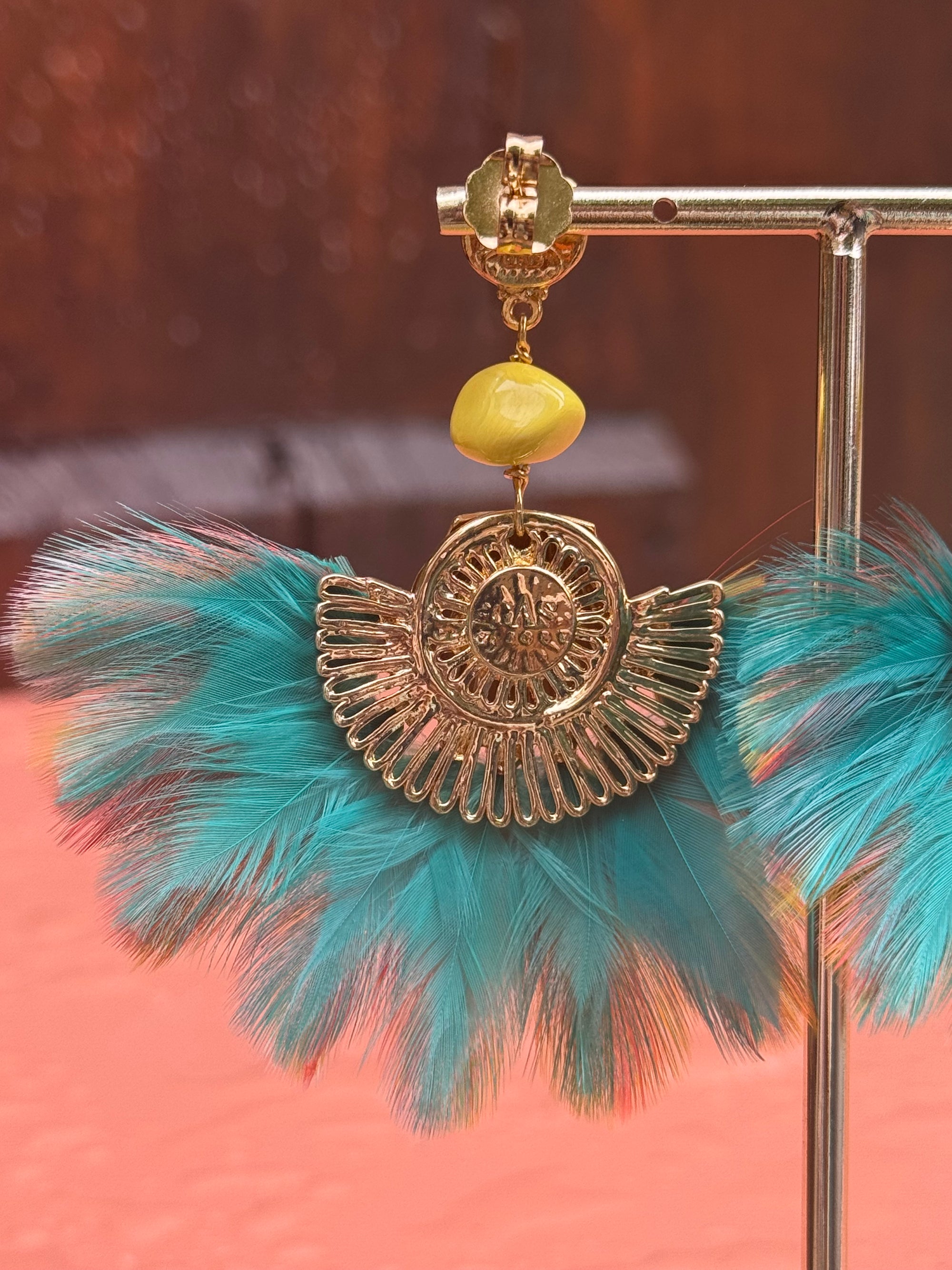 GAS BIJOUX - Boucles d'oreilles GAIA dorées à l'or fin - Coup de ❤️ de TOPAZE