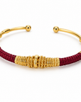 GAS BIJOUX - BRACELET ZIZANIE DORÉ - BORDEAUX