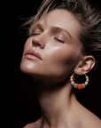 GAS BIJOUX - BOUCLES D'OREILLES CREOLES ALOHA MINI DORÉES