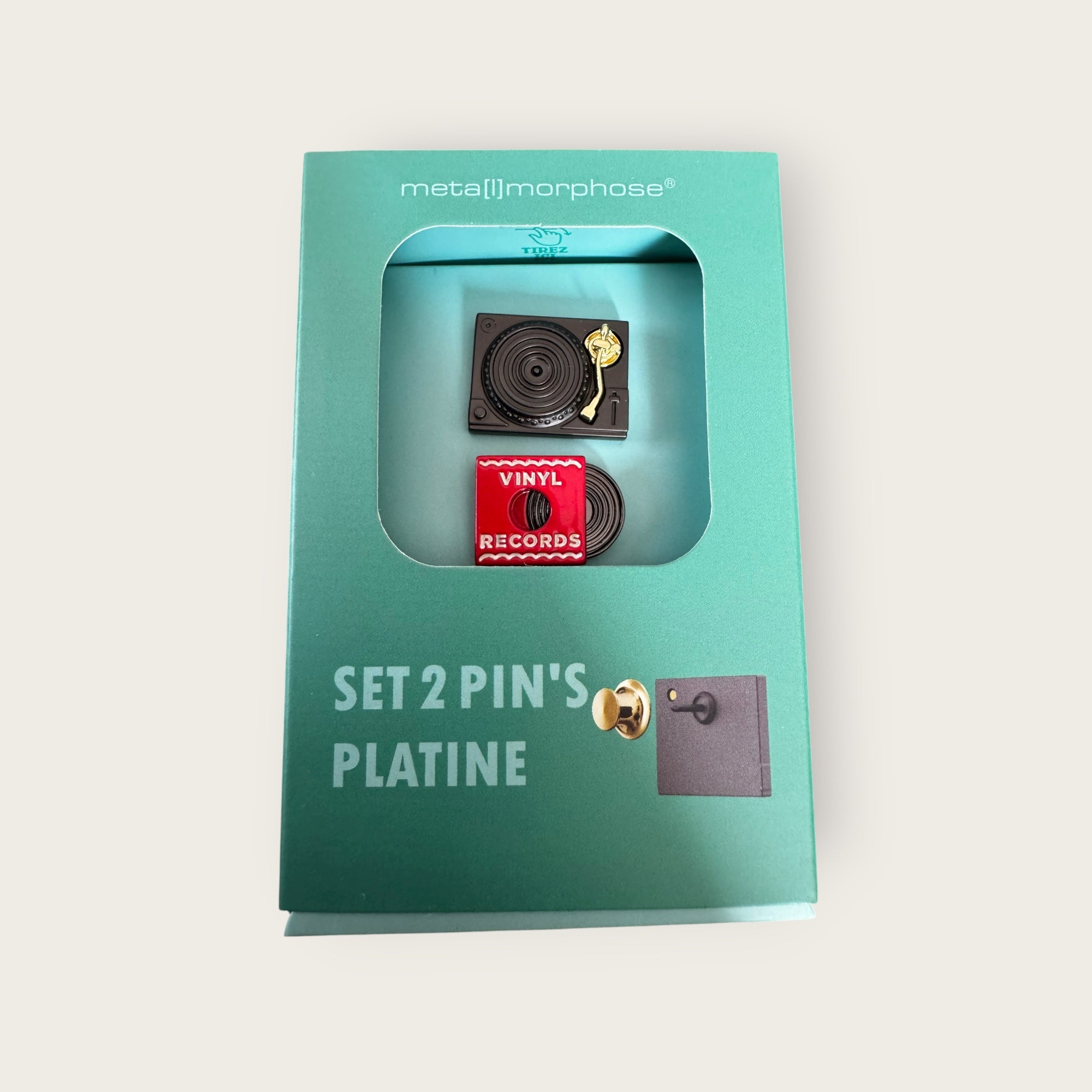 METALMORPHOSE - PIN’S SET PLATINE