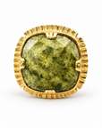 GAS BIJOUX - BAGUE ARTY DORÉE - VESSONITE - TAILLE M