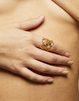 GAS BIJOUX - Bague Olympie métal dorée à l’or fin
