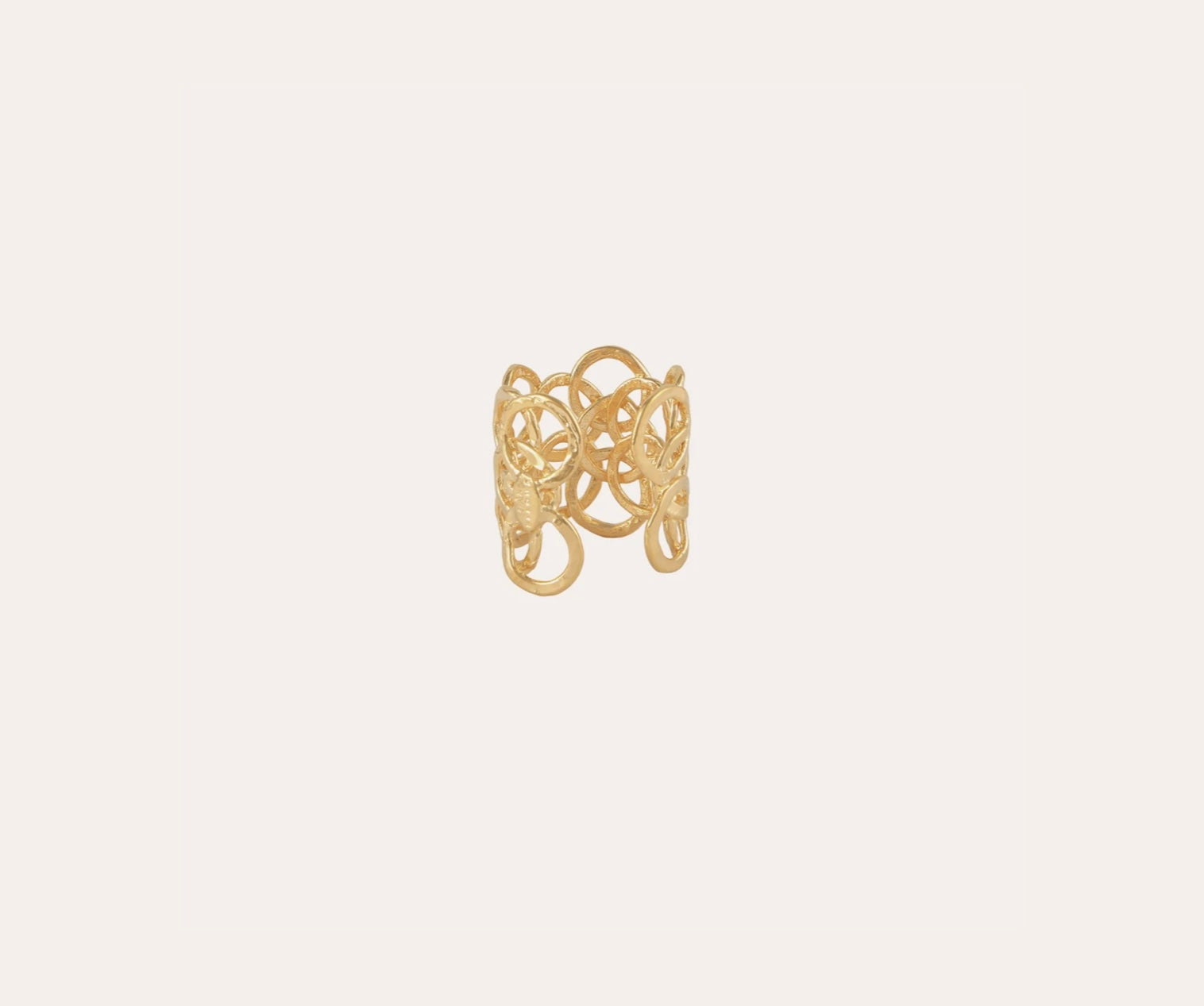 GAS BIJOUX - Bague Olympie métal dorée à l’or fin
