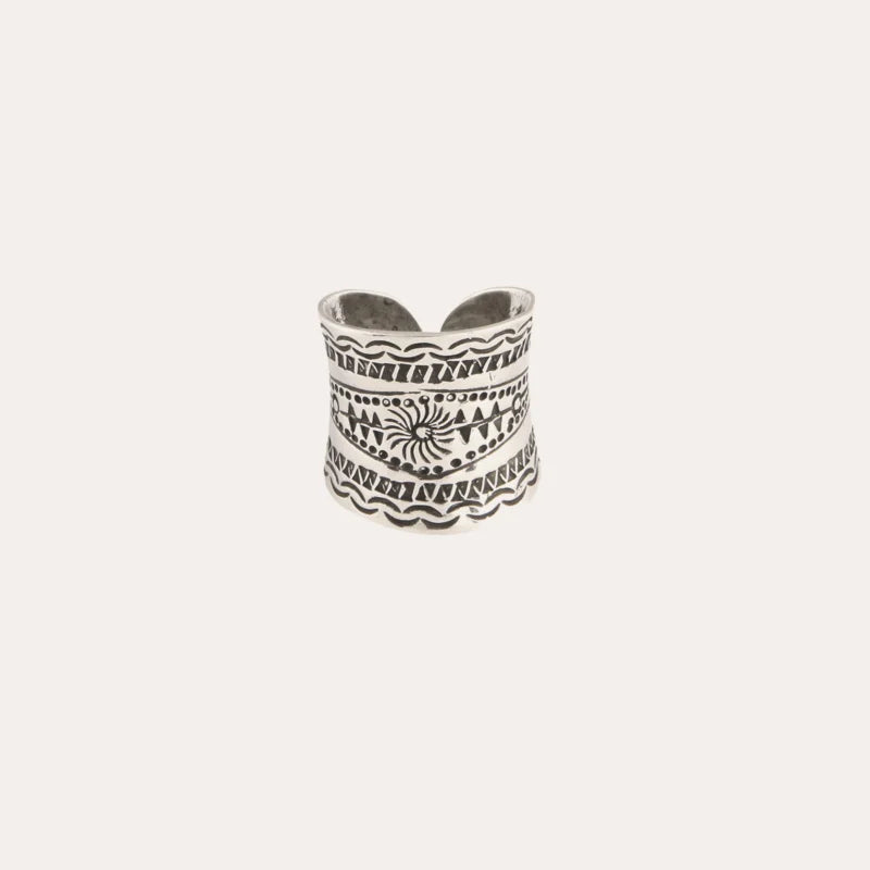 GAS BIJOUX - Bague Cancun argentée