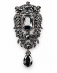 COLLECTION TOPAZE - BROCHES CRISTAUX - 3 MODELES