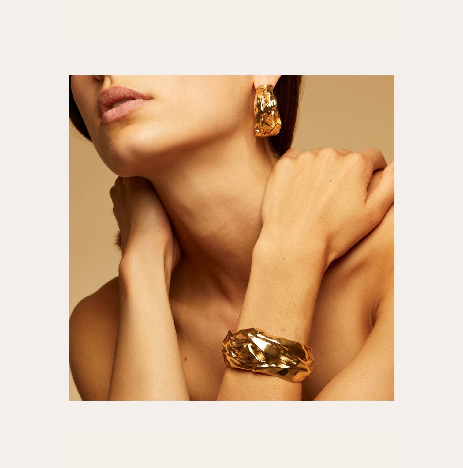 GAS BIJOUX - Bracelet COMPRESSION doré à l’or fin