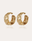GAS BIJOUX - Boucles créoles compression dorées métal à l’or fin
