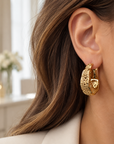 JORGINA - BOUCLES D'OREILLES CREOLES