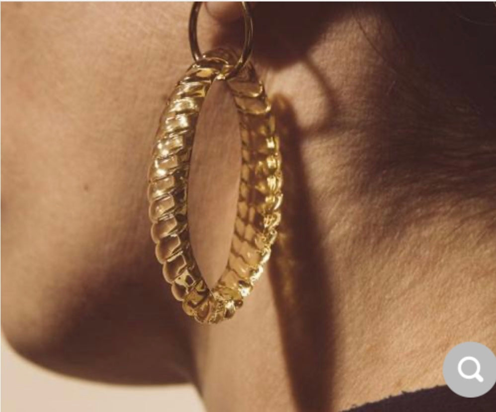 CHIC ALORS - Boucles d’oreilles Ogive jaune
