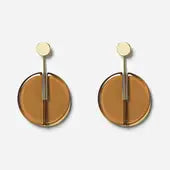 CHIC ALORS - Boucles d’oreilles Twiggy marron