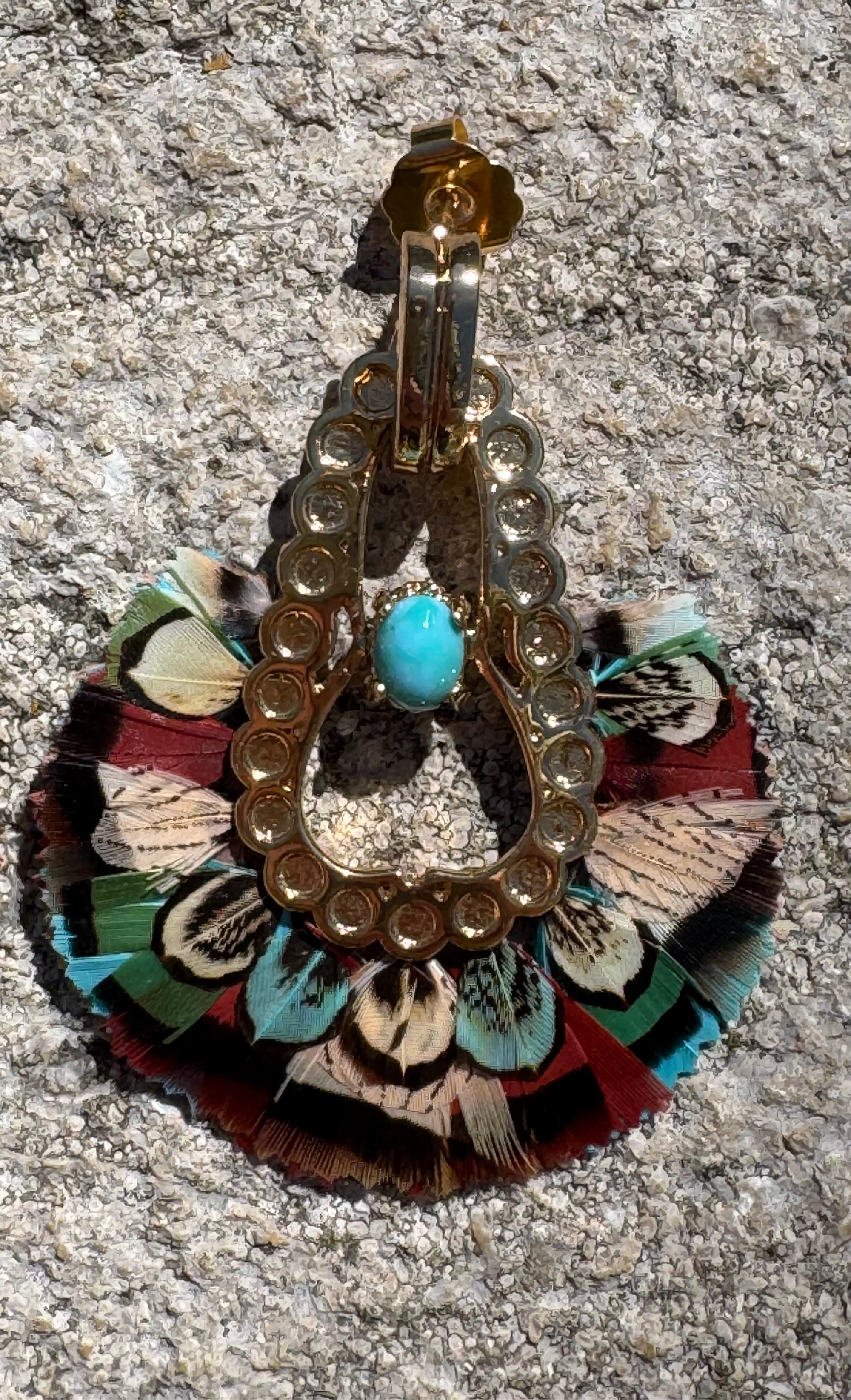 GAS BIJOUX - Boucles d'oreilles FORTALEZA dorées à l'or fin