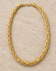 JORGINA - COLLIER DORÉ MAILLE BYZANTINE