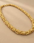 JORGINA - COLLIER DORÉ MAILLE BYZANTINE