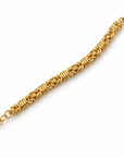 JORGINA - BRACELET DORÉ MAILLE BIZANTINE