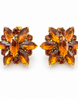 JORGINA - BOUCLES D'OREILLES DORÉES - CRIXTAUX BROWN