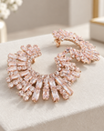 JORGINA - BOUCLES D'OREILLES CRISTAUX BLANCS
