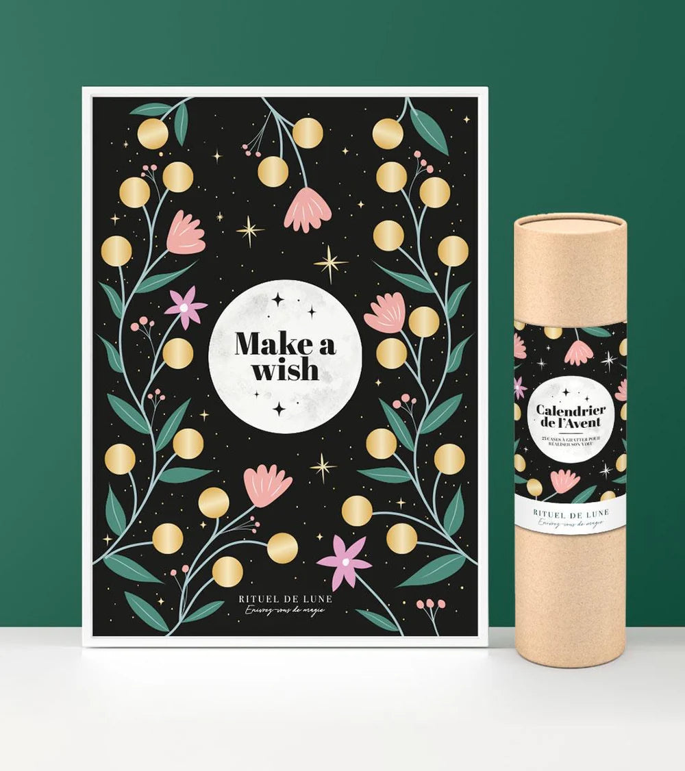 RITUEL DE LUNE - Calendrier de l’avent à gratter make a wish