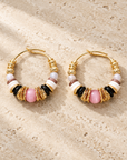 GAS BIJOUX - BOUCLES D'OREILLES CREOLES ALOHA MINI DORÉES