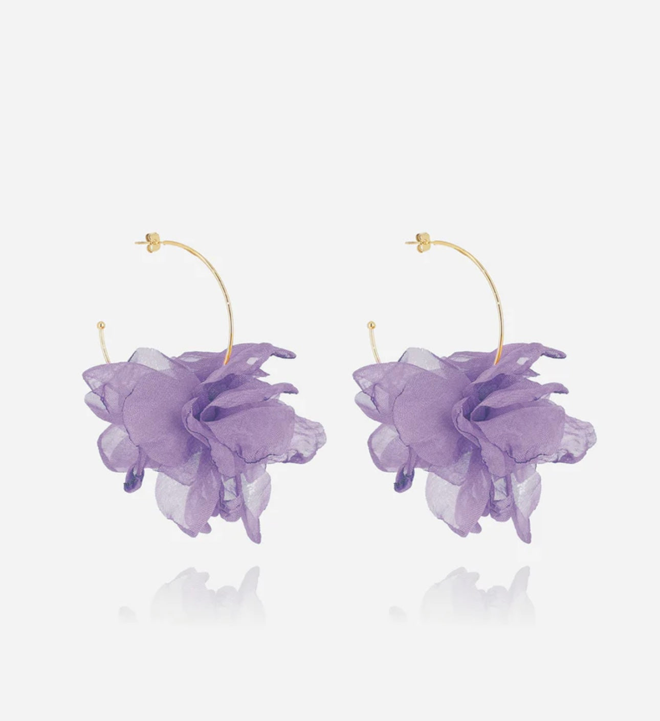 ZAG - BOUCLES D'OREILLES CAYETANA - MAUVE