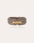 GAS BIJOUX - ECUME - Bracelet Acétate doré - Gris