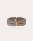 GAS BIJOUX - ECUME - Bracelet Acétate doré - Gris