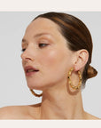 GAS BIJOUX - Boucles d’oreilles Columbus dorées à l’or fin