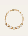 GAS BIJOUX - Collier SIRENA doré - Cristal métal doré à l’or fin