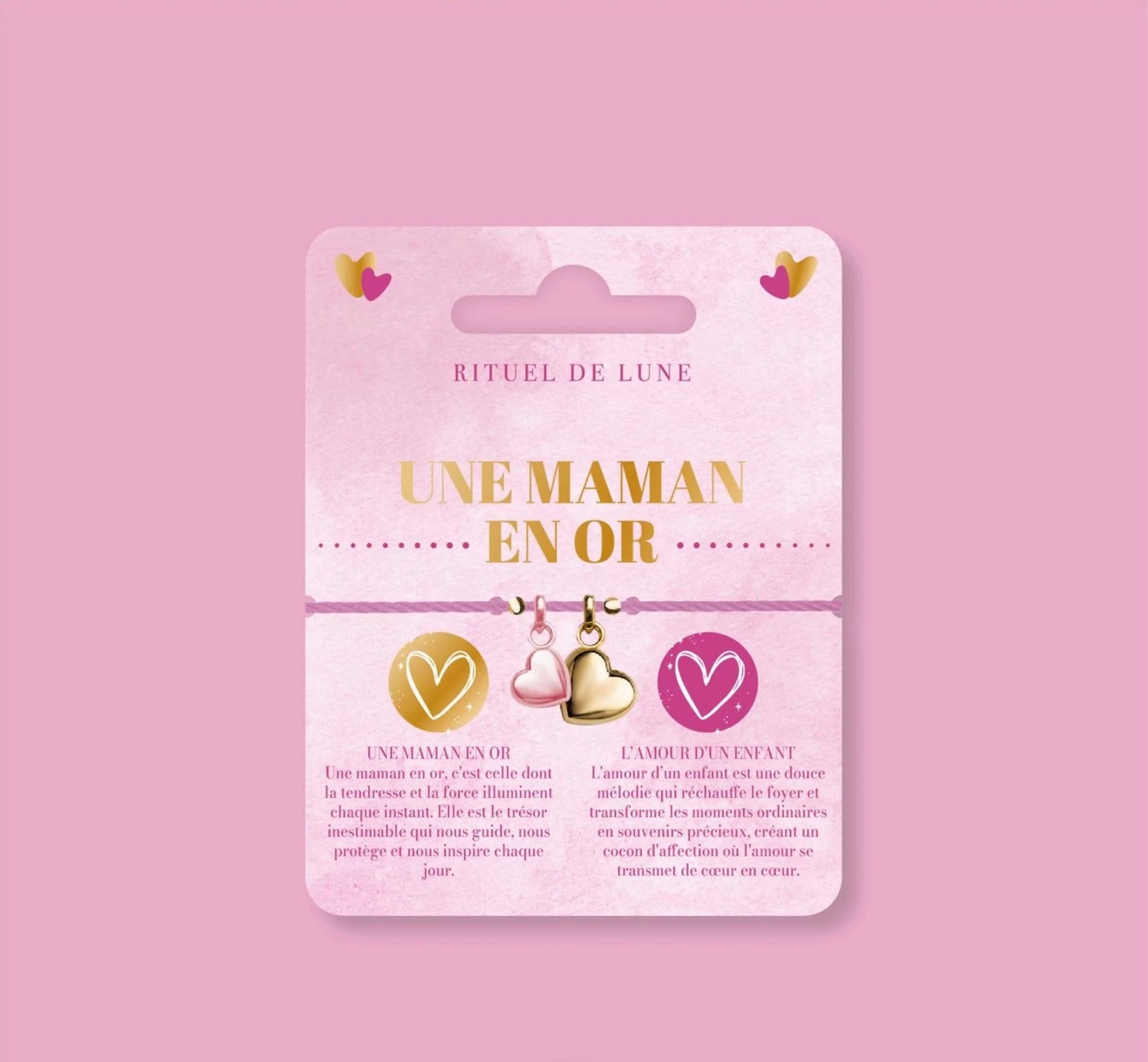 RITUEL DE LUNE - Bracelet « Une maman en or »