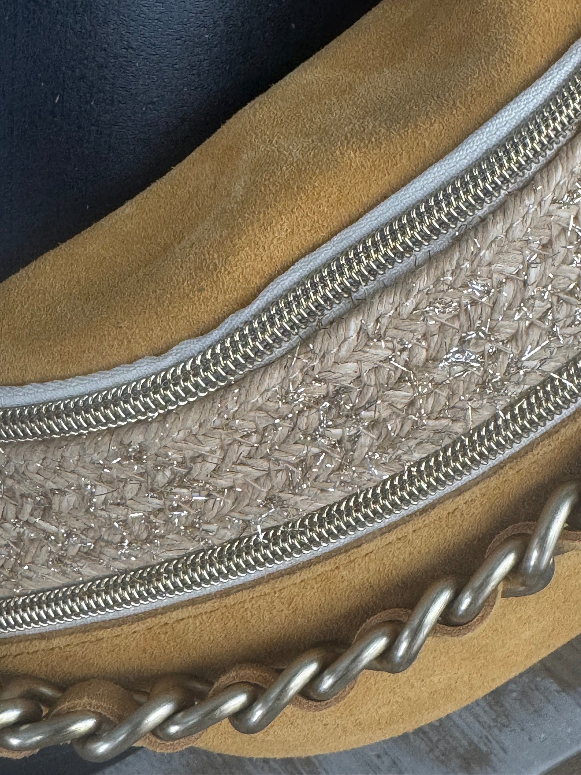 MILA LOUISE - Sac banane PETRA VI - croûte de cuir marron