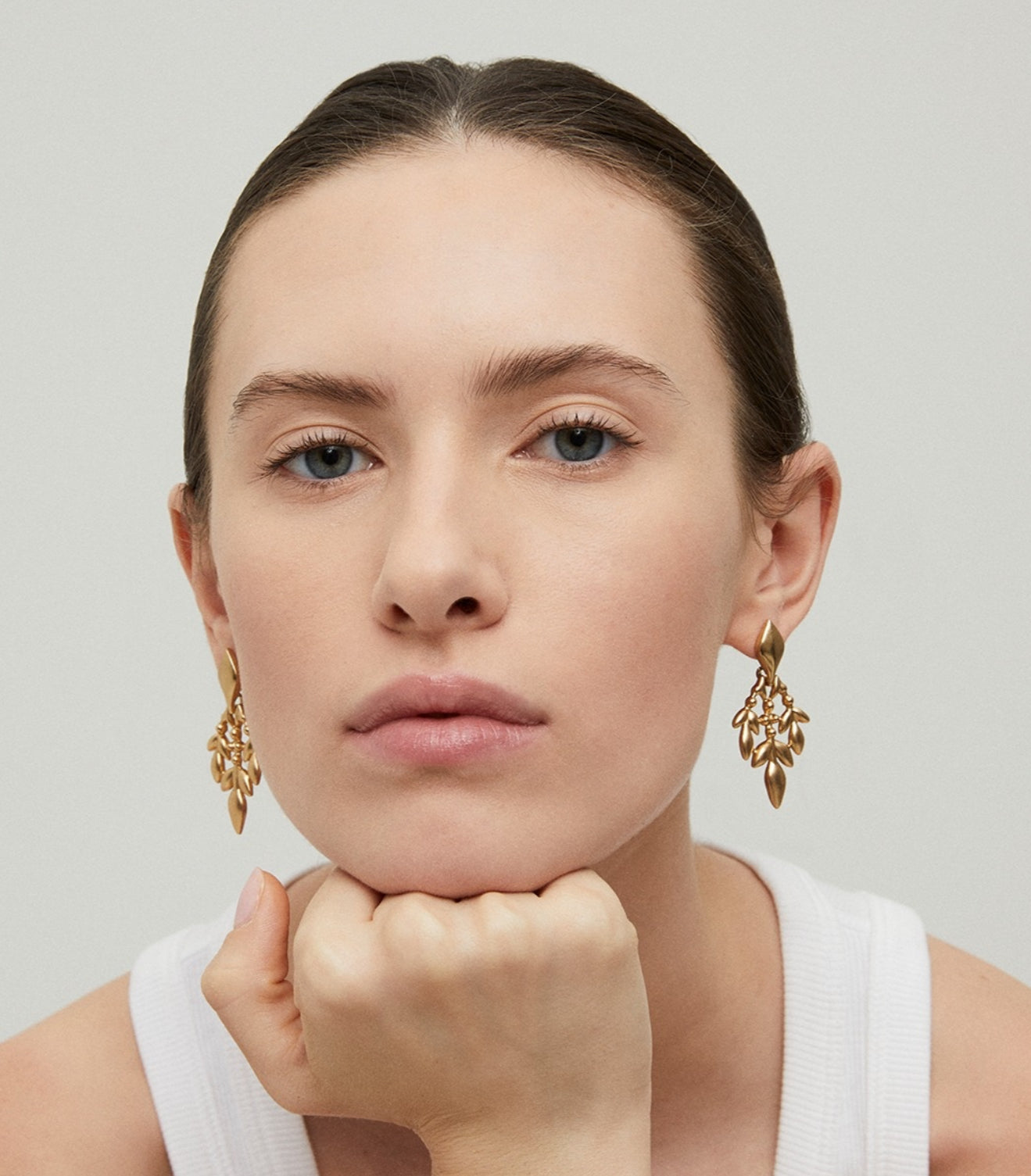 GAS BIJOUX - Boucles d’oreilles OLEA petit modèle dorée à l’or fin