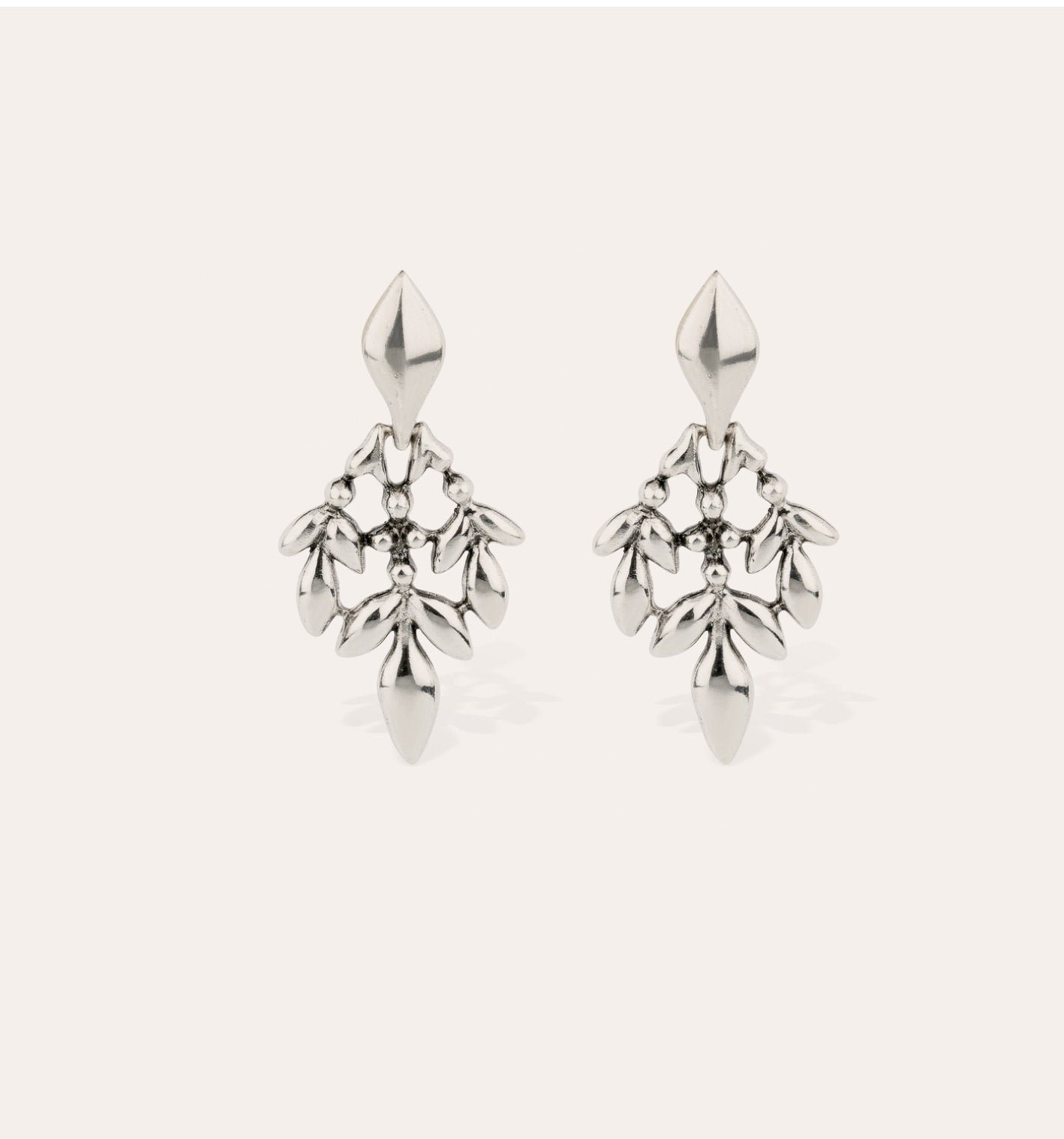 GAS BIJOUX - Boucles OLEA petit modèle argentées