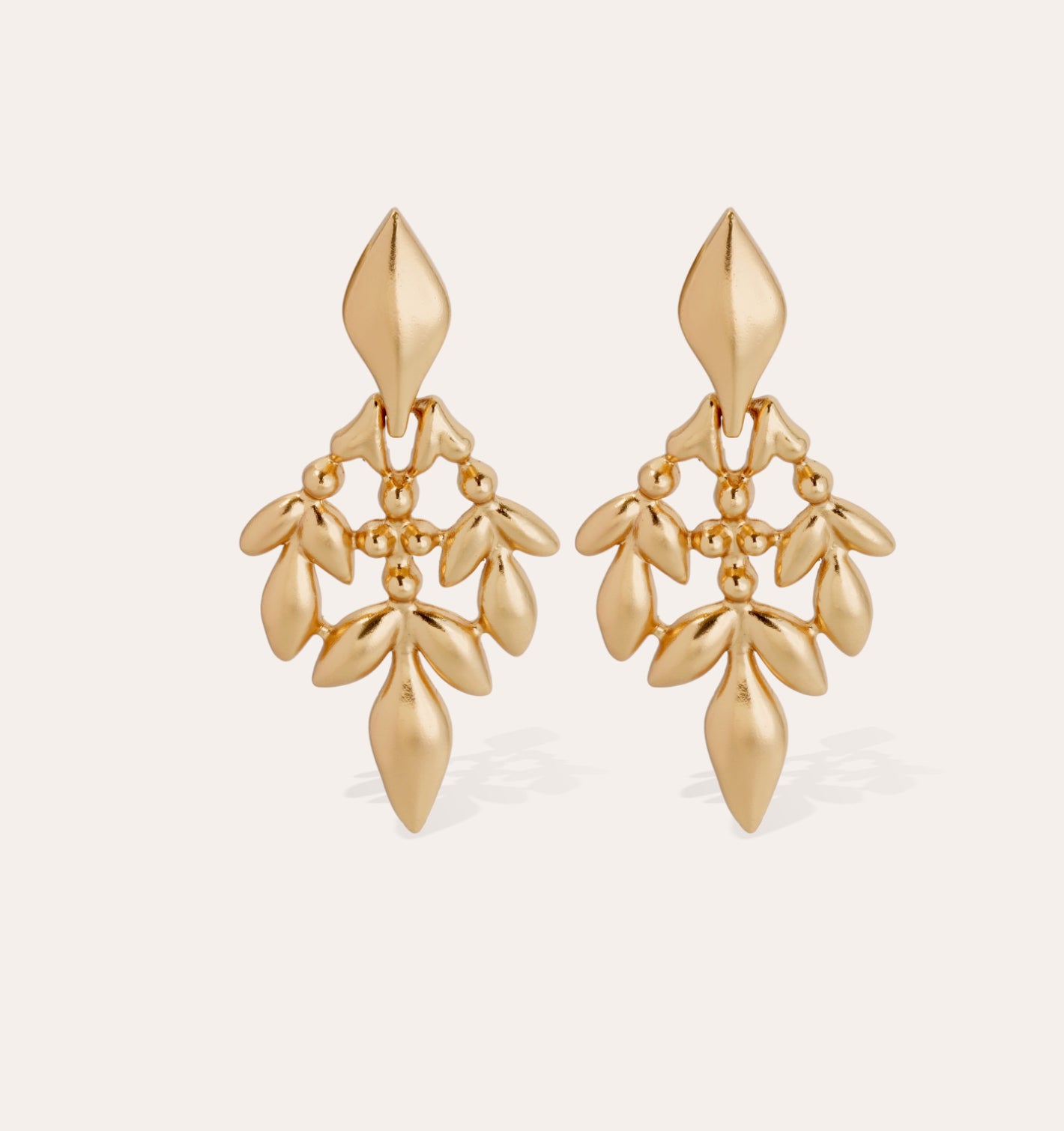 GAS BIJOUX - Boucles d’oreilles OLEA grands modèles dorées à l’or fin