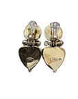 GAS BIJOUX - Boucles d'oreilles COLORADO dorées à l'or fin CLIPS - Nacre et bois