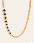 BE MAAD - Collier asymétrique RIVE D’OR - SODALITE
