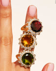 BE MAAD - Bague SOLEIL sauvage - Vert