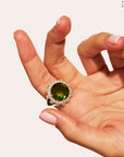 BE MAAD - Bague SOLEIL sauvage - Vert