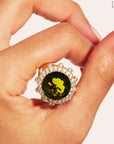 BE MAAD - Bague SOLEIL sauvage - Vert