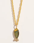 BE MAAD - Sautoir POISSON - Labradorite