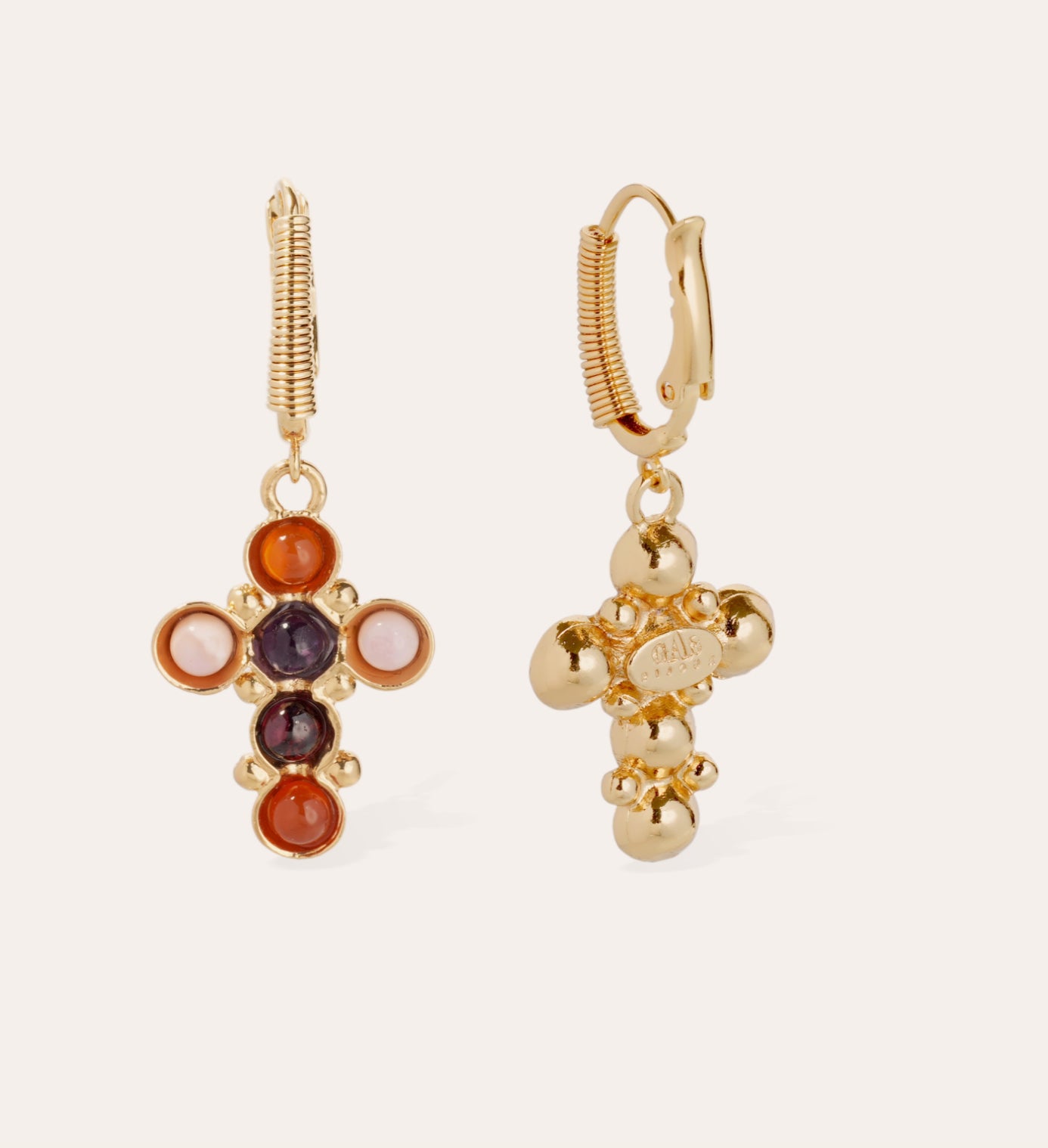GAS BIJOUX - Boucles d’oreilles TAO CRUZITA dorée à l’or fin - BEST SELLER