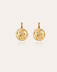 GAS BIJOUX - Boucles d’oreilles COMÈTE cristaux dorés petit modèle dorées à l’or fin