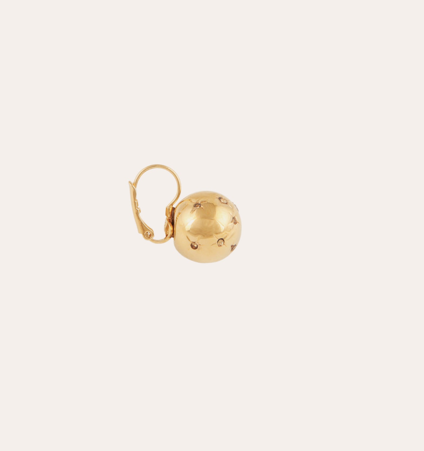 GAS BIJOUX - Boucles d’oreilles COMÈTE petit modèle dorées à l’or fin
